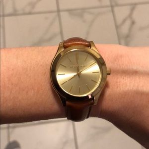 Michael Kors Leather Watch